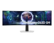 Монитор Samsung LS49CG934, 49" Odyssey G9 GAMING, Curved OLED, 1800R, 240Hz, Smart. 32:9, 5120 x 1440, 250 cd/m2, Display Port , HDMI,Micro HDMI, USB Hub, Silver