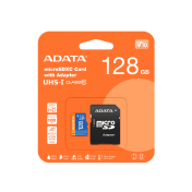 Micro SDXC 128GB UHS-I Class 10 + SD Adapter,Adata