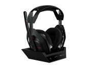 Logitech Astro A50 Lightspeed безжични слушалки със станция , черни