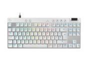 Геймърска механична клавиатура Logitech G Pro X Rapid TKL - White, magnetic-analog switch