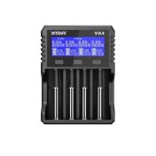 Зарядно устройство за NIMH/LiIon батерии 4 гнезда LCD дисплей USB VX4 SET  XTAR