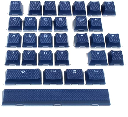 Капачки за механична клавиатура Ducky Navy 31-Keycap Set Rubber Backlit Double-Shot US Layout