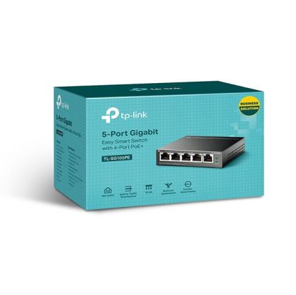 TP-LINK TL-SG105PE, GIGA 5x Smart Switch, 4xPoE