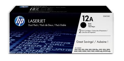 Консуматив HP 12A Black Dual Pack LaserJet Toner Cartridges