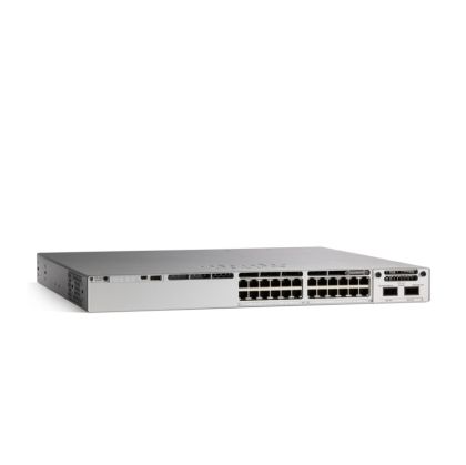 Комутатор Cisco Catalyst 9300 24-port 1G copper, with fixed 4x1G SFP uplinks, PoE+ Network Essentials