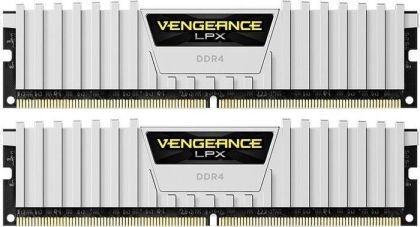 Памет Corsair Vengeance LPX White, 32GB(2x16GB), DDR4, 3200MHz, CMK32GX4M2E3200C16W