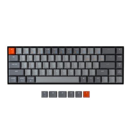 Геймърска Механична клавиатура Keychron K6 Hot-Swappable 65% Gateron Blue Switch RGB LED ABS