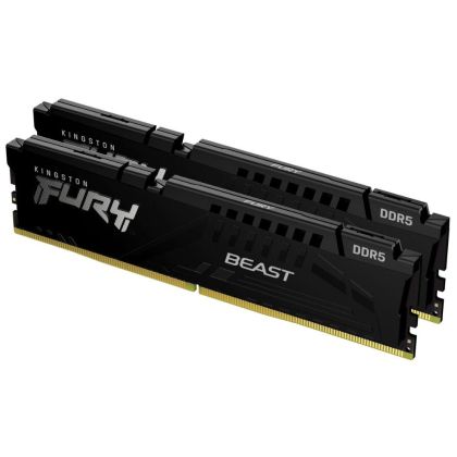 Памет Kingston FURY Beast Black 64GB(2x32GB) DDR5 5600MHz KF556C40BBK2-64