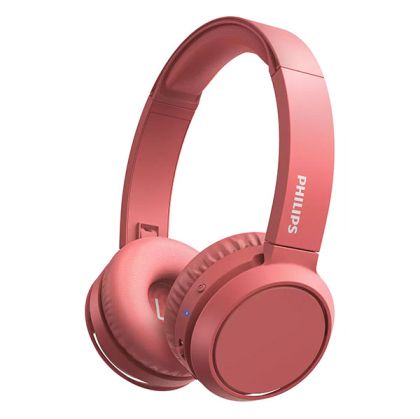 Headset Philips Bluetooth TAH4205RD, Red