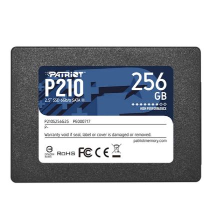 SSD 256GB Patriot P210, 2.5",SATA 3