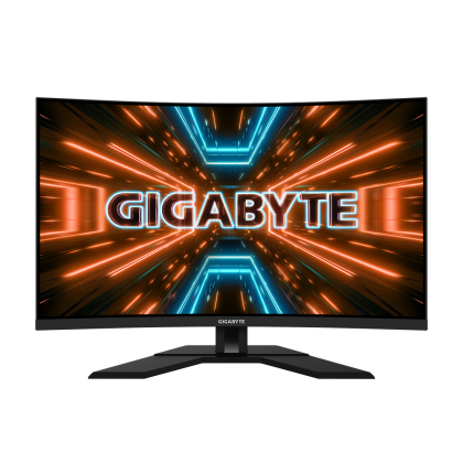 Геймърски Монитор Gigabyte M32UC, 31.5" SS VA UHD 3840x2160, Curved 1500R, 144Hz, 1ms, HDR 400, KVM