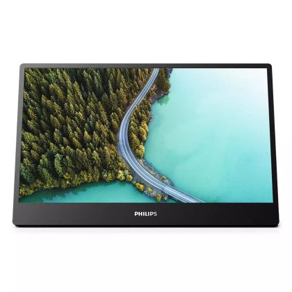 Монитор Philips 16B1P3302D, 15.6" IPS WLED, 1920x1080@60Hz, 5ms GtG, 250cd m/2, 700:1, DCR 20M:1, FlickerFree, Low Blue Light, Tilt, Pivot 2xUSB-C 