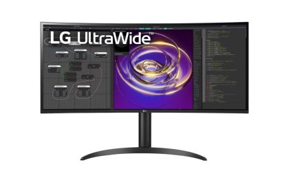 Монитор LG 34WP85CP-B, 34" 21:9 Curved WQHD (3440x1440) IPS, 5ms, CR 1000:1, 300 cd/m2, HDR 10, DCI-P3 95%, AMD FreeSync, USB Type-C, HDMI, DisplayPort, Speaker 2ch 7w, PBP, Height Adjustable Stand,  Tilt , Black