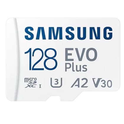 Micro SDXC 128GB V30 Cl10+SD Adapter, Samsung EVO+