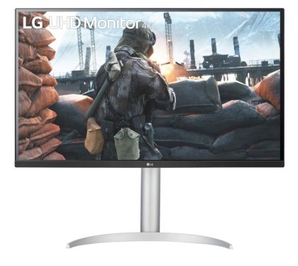 Монитор LG 32UP55NP-W, 31.5" Wide LED AG, VA, DCI-P3 90%, 4ms, 350 cd/m2, 3000:1, 4K (3840x2160), HDR 10, USB Type-C, HDMI, DisplayPort, AMD FreeSync, Height, Tilt, Speaker, Black