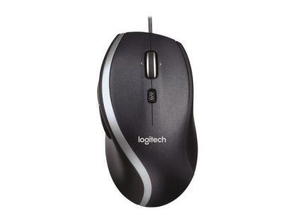 Жична оптична мишка LOGITECH M500, Бърз скрол, USB, Черен