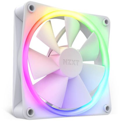 Вентилатор NZXT F120 RGB Бял