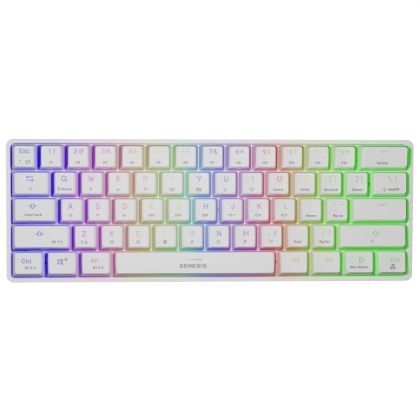 Клавиатура Genesis Mechanical Gaming Keyboard Thor 660 Wireless RGB Backlight White GATERON BROWN