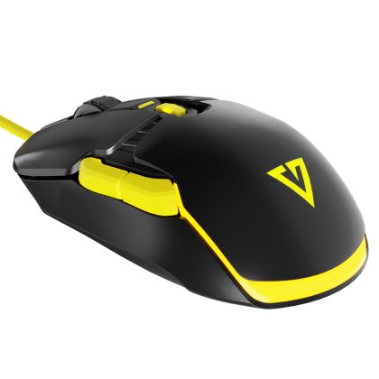 Mouse Modecom Volcano Jager RGB Gaming, Black