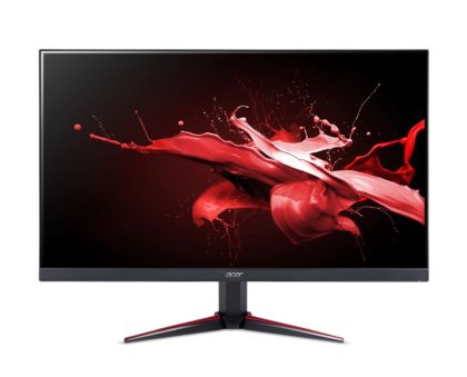 Монитор Acer Nitro VG240YEbmiix, 23.8", IPS, Anti-Glare, FHD 1920x1080, ZeroFrame, FreeSync, 100Hz, 1ms, 100M:1, 250 cd/m2, VGA, 2xHDMI, HDR ready, Speakers 2Wx2, Audio in/out, VESA, Tilt, Acer Display Widget, Black