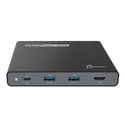 Докинг станция j5create JCDP392 90W Built-in USB-C, Travel Dock