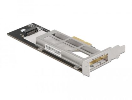 Подвижна стойка Delock PCI Express Card за 1 x M.2 NMVe SSD, Нисък профил