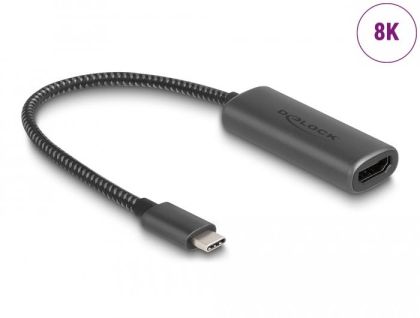 Адаптер DeLock 64229, USB-C - HDMI (DP Alt Mode), 8K, HDR