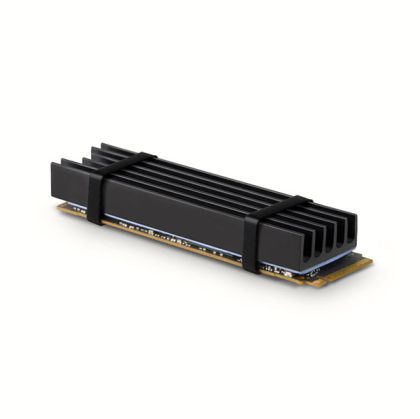 Cooler for M.2 SSD, passive,alum.,AXAGON CLR-M2L10