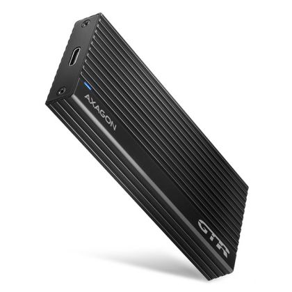 Ext case USB3 C-to-M.2 NVMe, AXAGON EEM2-GTR Alum.