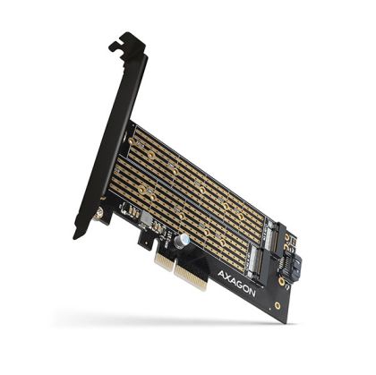 PCI-E Card, M.2 NVMe and M.2 SATA, AXAGON PCEM2-D