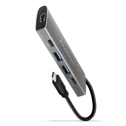 USB-C Multiport Dock, 5-port, PD, AXAGON HMC-5G2