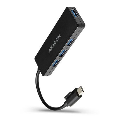 HUB USB3-А to 4xUSB3 A, Slim, AXAGON HUE-G1C