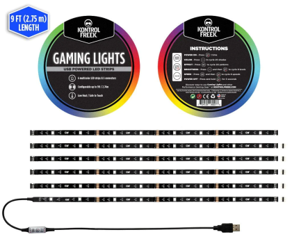 RGB лента KontrolFreek Gaming Lights Kit, USB (2.74m)