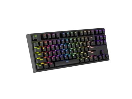 Клавиатура Genesis Gaming Keyboard Thor 404 TKL Black RGB Backlight US Layout Brown Switch