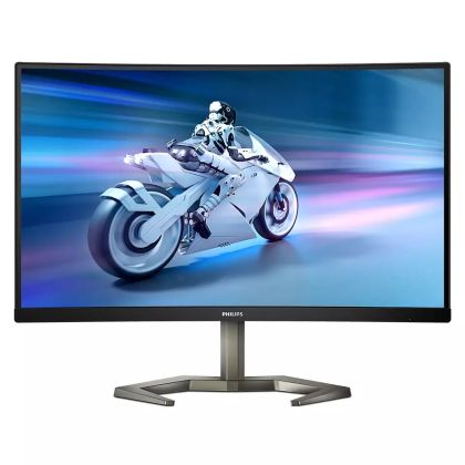 Монитор Philips Evnia 27M1C5200W, 27" Curved 1500R, VA, WLED, 1920x1080@240Hz, 1ms GtG, 0.5ms MPRT, 300cd m/2, 3000:1, Mega Infinity DCR, Adaptive Sync, FlickerFree, Low Blue Mode, Tilt, Height Adjust, 2xHDMI, DP