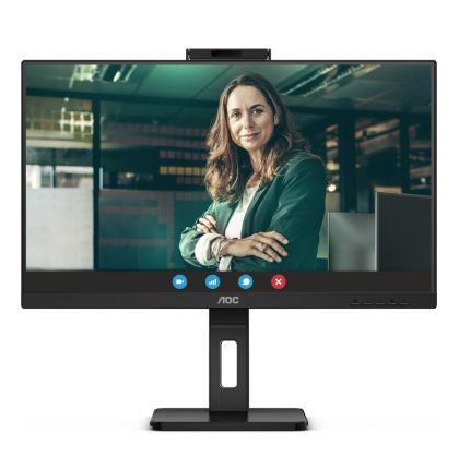 Монитор AOC Q27P3CW, 27" IPS WLED, 2560x1440@75Hz, 4ms GtG, 350cd/m2, 1000:1, DCR 20M:1, AdaptiveSync, FlickerFree, Low Blue Light, 5Wx2, Tilt, Height Adjust, Pivot, Swivel, 2xHDMI, DP, USB hub