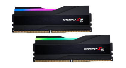 Памет G.SKILL Trident Z5 RGB Black 64GB(2x32GB) DDR5 6400MHz Intel XMP F5-6400J3239G32GX2-TZ5RK