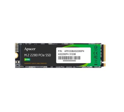 Твърд диск Apacer AS2280P4 M.2 PCIe 512GB, Standard (Single)