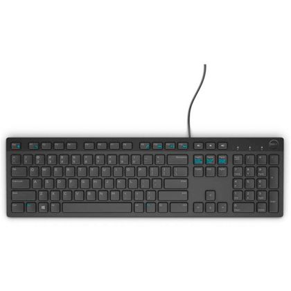 Клавиатура Dell KB216 Wired Multimedia Keyboard Bulgarian Black