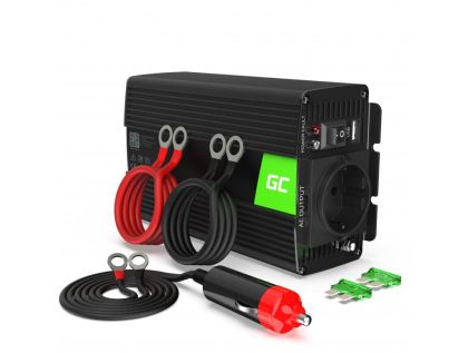 Инвертор GREEN CELL 24V/300W  чиста синусоида