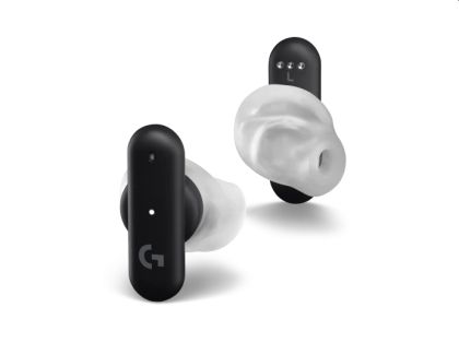 Слушалки Logitech FITS True Wireless Gaming Earbuds - BLACK - 2.4GHZ/BT - PLUGA - EMEA28-935 - EMEA