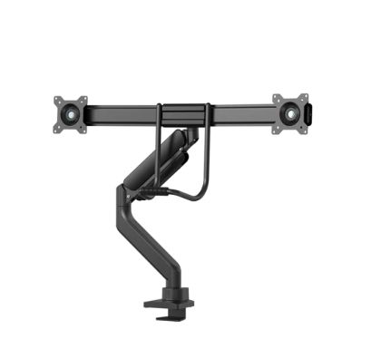 Стойка Neomounts by NewStar Screen Desk Mount 2 screens (topfix clamp & grommet) for 2 Monitor Screens, Black