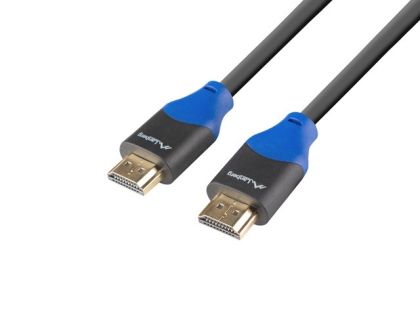 Кабел Lanberg HDMI M/M V2.0 cable 3m 4K CU box, black 