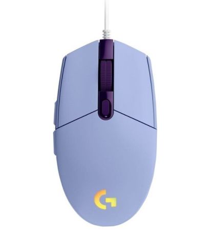 Мишка Logitech G102 Mouse, Lightsync RGB, 8000 DPI, 6 Programmable Buttons, Lilac