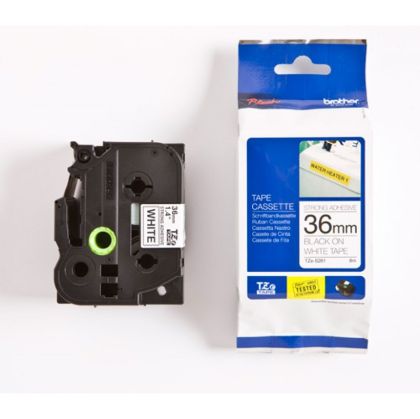 Консуматив Brother TZe-S261 Tape, Black on White, Adhesive, 36mm, 8m