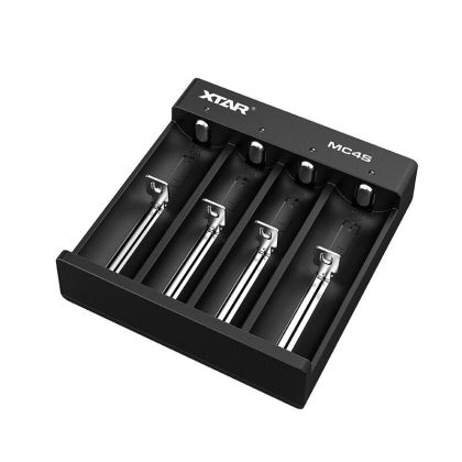 Зарядно у-во  XTAR MC4S, USB Type-C, Universal Charger, LiIon & NIMH, 18650, CR123, AA, AAA