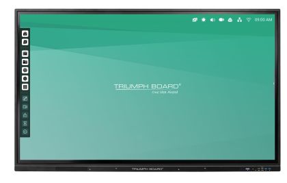 Интерактивен мулти-тъч дисплей TRIUMPH BOARD 65" IFP, Черен панел, Android 13