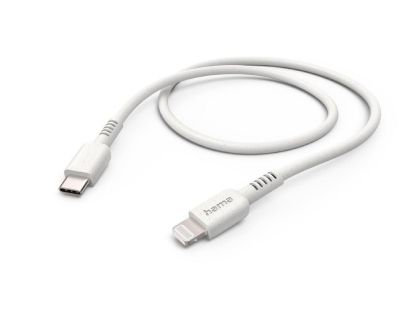 Кабел за зареждане HAMA "Eco", USB-C - Lightning, 1 м, 187284