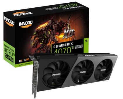 Видео карта Inno3D GeForce RTX 4070 Ti Super 16GB GDDR6X X3 OC