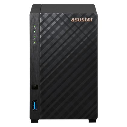 Мрежов сторидж Asustor AS1102TL, 2 bay NAS, Realtek RTD1619B, Quad Core, 1.7 GHz, 1GB DDR4 (not expandable), 1GbE x1, USB 2.0 x1, USB3.2 Gen1 x1, WOW (Wake on WAN), System Sleep Mode